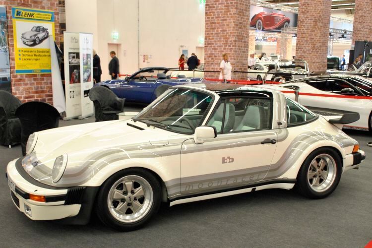 Mit dem „bb Moonracer“ startete Buchmann 2014 auf der IAA sein Comeback. Der Wagen ist eine Neuinterpretation des Regenbogen-Turbo-Targa von 1976 auf Basis eines 1980er Porsche Targa.[ (Steffen Dominsky/»kfz-betrieb« )