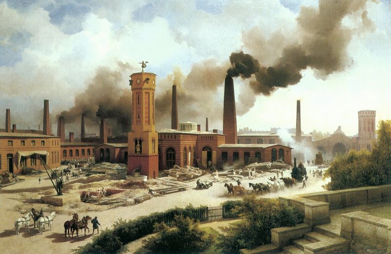 Ohne Eisenbahn keine Revolution. Für die Smart Factory braucht es auch intelligente Netze - nicht mit Schienen, sondern mit Daten. (Bild: gemeinfrei)