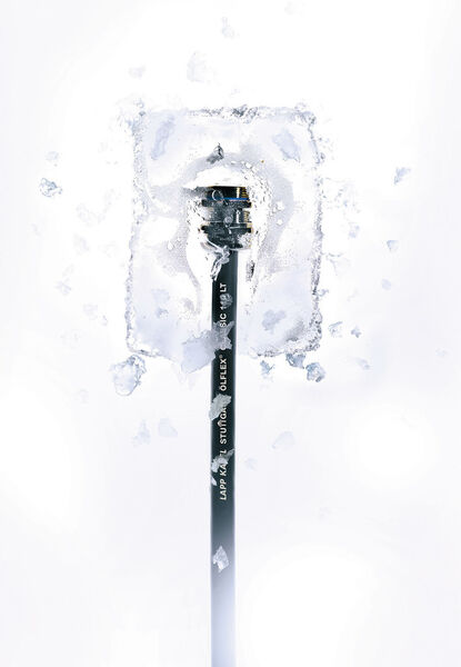 Für Temperaturen bis –30 °C ist die kälteflexible Steuerleitung Ölflex Classic 110 LT ausgelegt. (Bild: U. I. Lapp)