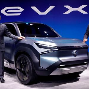Auf der Auto Expo in Delhi hat Suzuki das „EVX Concept“ enthüllt. (Bild:  Suzuki)