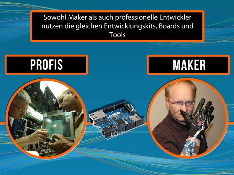 `Die Geschichte des Entwicklungskits´von element14: Anwendungen heute (Bild: element14)