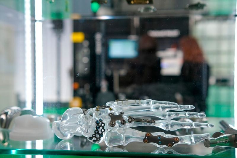 Beispielhafte Bearbeitungsexzellenz in der Workpiece Exhibition – hier ein Exponat aus Medical Technology.  (Bild: Chiron)