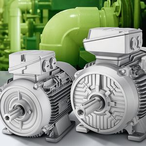 Bild 2: Die Standardmotoren der Reihen Simotics GP und Simotics SD sind in der höchsten definierten Motoreffizienzklasse IE4 verfügbar. Diese Asynchronmotoren zeichnen sich durch einen hohen Wirkungsgrad aus und ermöglichen somit besonders hohe Energieeinsparungen.