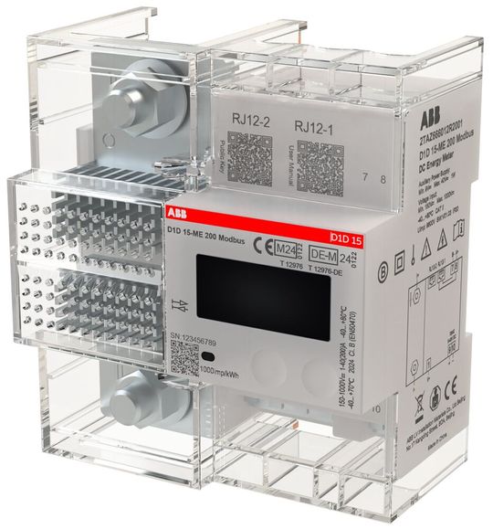 Der D1D 15–ME bietet  Abrechnungssicherheit im DC-Bereich.(Bild:  ABB AG)
