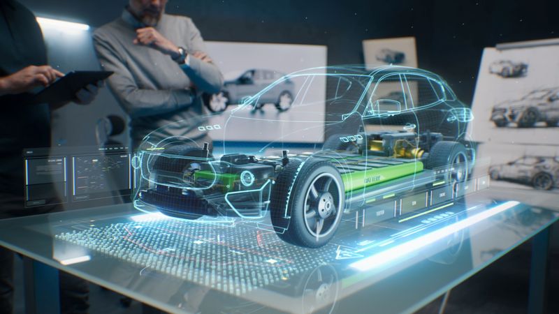 Schaeffler-Lösungen sorgen für das Management aller Energieformen im Fahrzeug – von der Kraftstoffversorgung bis zur elektrischen und thermischen Energieverteilung.(Bild:  Schaeffler)