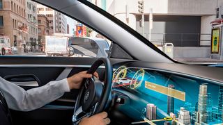 3-D-Effekt ohne Brille: Das sogenannte Lightfield-Display stellt Informationen dreidimensional bereit. (Continental)