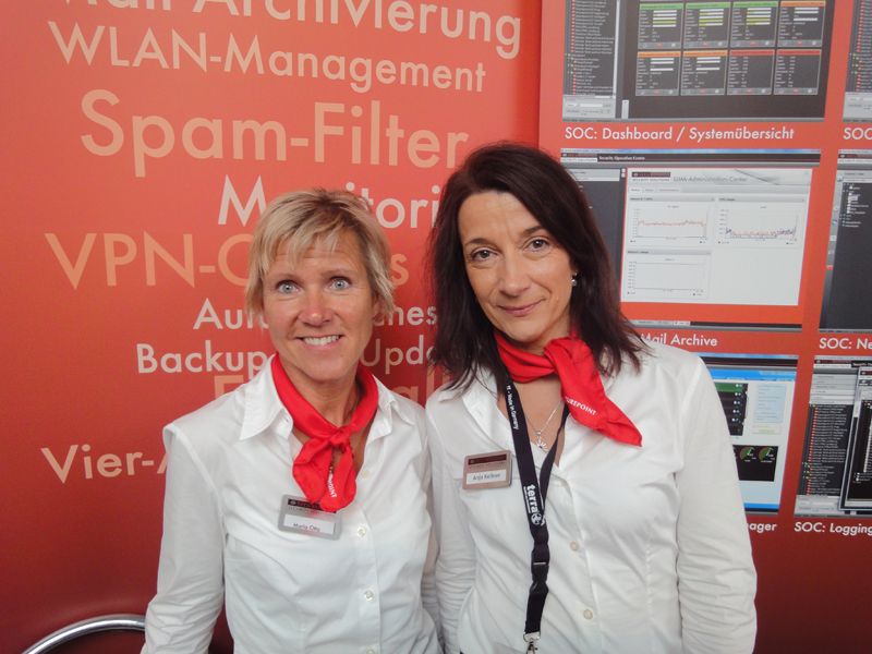 (v.l.) Maria Otta und Anja Kellner, Securepoint  (Archiv: Vogel Business Media)