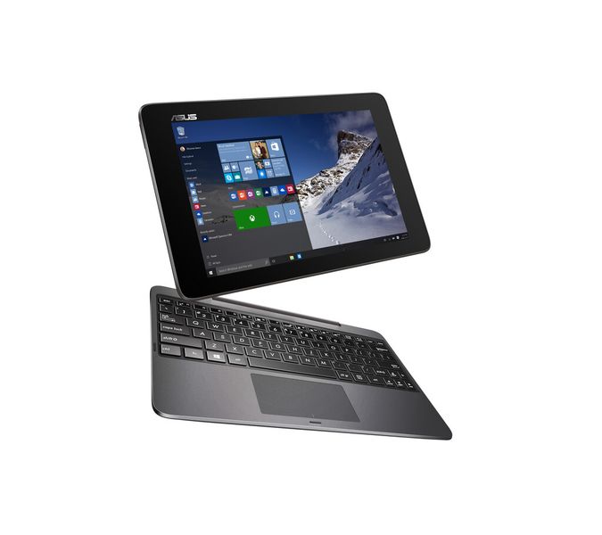 Asus nutzt für das 10,1-Zoll-2-in-1-Notebook Transformer Book T100HA einen Cherry-Trail-Atom von Intel als Prozessor. Damit wird er ein gutes Stück schneller sein, als das aktuelle Transformer Book T100 mit Bay-Trail-Atom. (Bild: Asus)