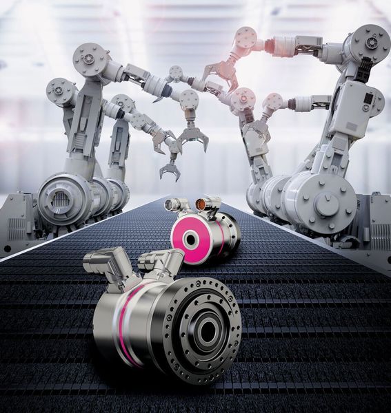 Die Digitalisierung von Handling und Automation erfordert zunehmend die Integration von Intelligenz in mechatronische Antriebssysteme. Das soll die Baureihe BHA ermöglichen. (Harmonic Drive)