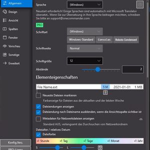 OneCommander lässt sich an die eigenen Anforderungen anpassen.(Bild:  Joos – Milos Paripovic)