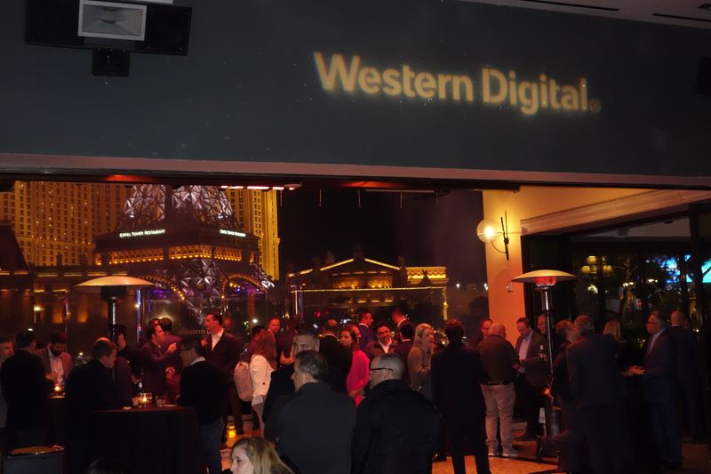 Western Digital lud seine Gäste ins Hyde - Bellagio Hotel ein. (IT-BUSINESS)