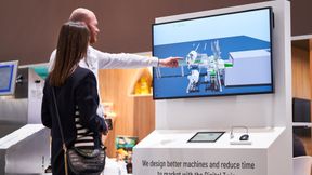 Demonstration einer virtuelle Anlage, um Prozesse zu analysieren und zu optimieren. (Bild: Rockwell Automation GmbH)