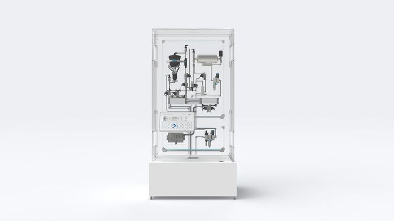 Modul 1: Bindung von CO2 aus der Luft. (Bild: Festo)