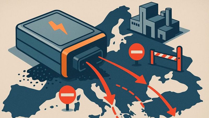 The way the recycling of e-car batteries currently works in Europe is hardly profitable.(Image: Dall-E / AI-generated)