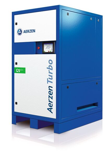2018: The 5th generation of Turbo compact turbo blowers offers efficiency of up to 80 %, making an impressive splash in sewage purification plants.  (Aerzen)