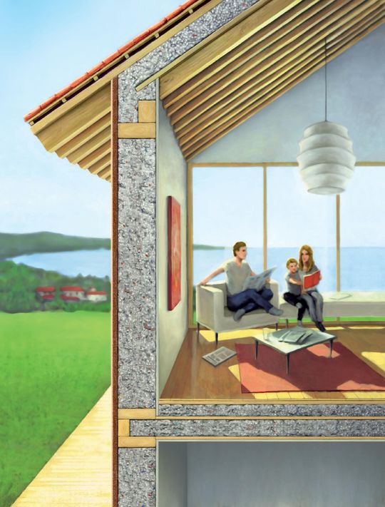 Anpassungsfähig: Cellulose überzeugt auch da, wo herkömmliche Plattenlösungen an ihre Grenzen stoßen. (Bild:  Climacell)