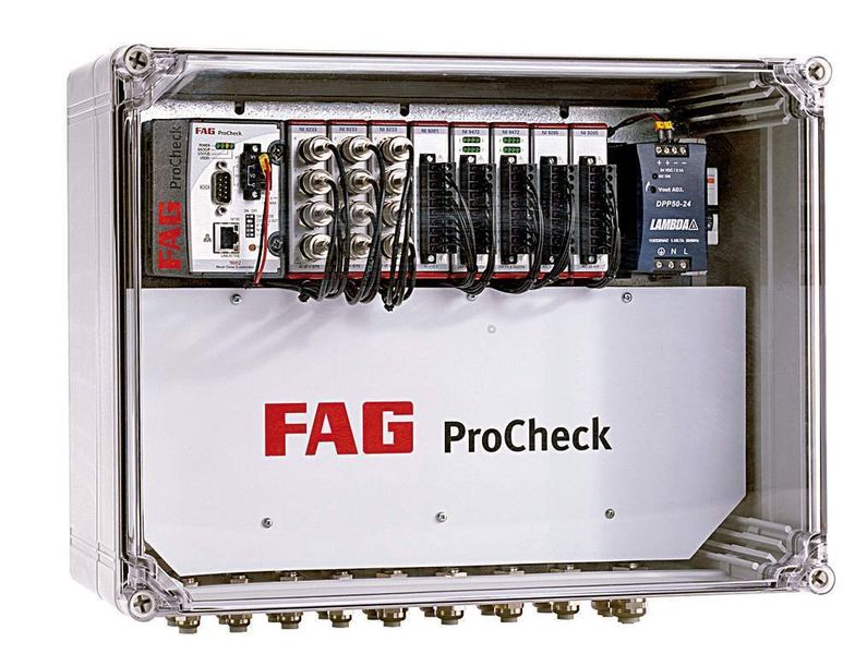 Bild 3: Das Condition Monitoring System FAG Pro Check ist dafür ausgelegt, kleinste Fehler an sehr komplexen Aggregaten frühzeitig zu erkennen. Bild: FAG Industrial Services (Archiv: Vogel Business Media)