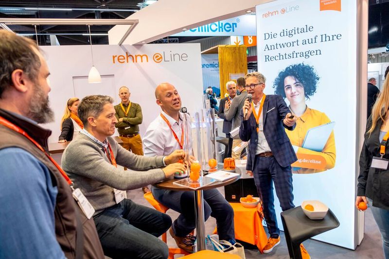 ...oder bei rechtlichen Fragen. (©NürnbergMesse / Thomas Geiger)