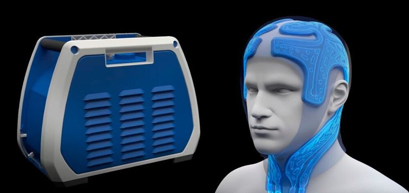 Das tragbare System wird zur Kühlung des Gehirns für die präklinische Behandlung eingesetzt. Der besondere Schwerpunkt liegt auf der Anwendung bei Gehirnerschütterungen, die durch Sportverletzungen verursacht werden. (Braincool AB)