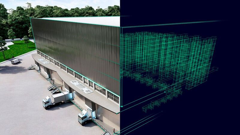 Unter dem Motto „Intelligent intralogistics – experience the flow“ präsentiert Siemens auf der diesjährigen Logimat den ganzheitlichen digitalen Zwilling eines realen Logistikzentrums.