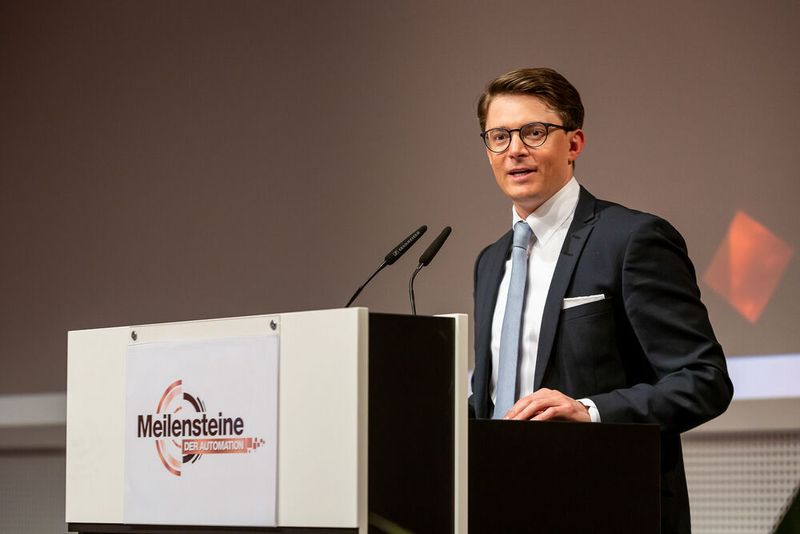Außerdem begrüßte der CEO der Vogel Communications Group, Matthias Bauer, die Gäste.  (Stefan Bausewein Photographie)
