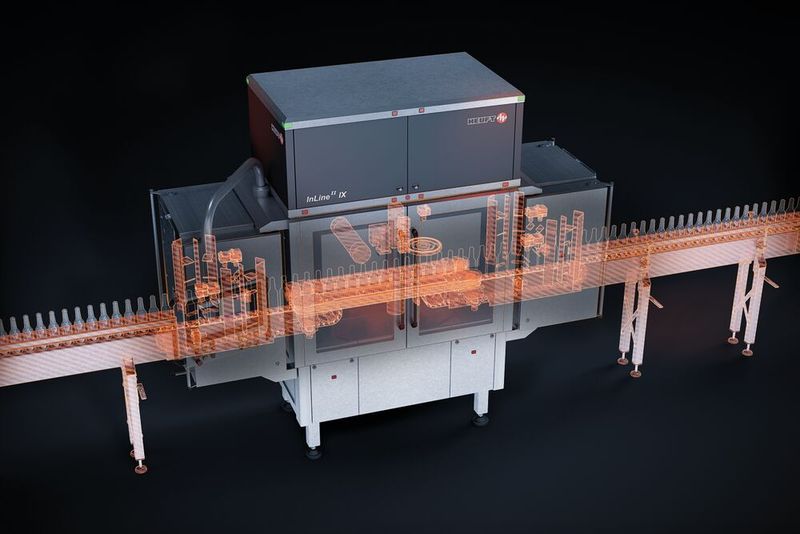 Halle B4, Stand 121/321: Tiefe Einblicke auf der Drinktec verspricht der Inspektionsspezialist Heuft. Von der cleveren Glas-in-Glas-Erkennung mit gepulstem Röntgen und Deep-Learning-Röntgenbildverarbeitung bis zu tieferen Einblicken mit neuer Urteilskraft bei der optischen Leer- und Vollgutinspektion, von der teach-in-fähigen Etiketteninspektion bis zur smarten Original Character Verification (OCV): Neben Neuheiten zur flexiblen Etikettierung und nachhaltigen Linienoptimierung zählen innovative KI-Anwendungen zur vertieften Inline-inspektion zu den Messe-Highlights. So wird auf der Drinktec erstmals vorgeführt, wie die weiterentwickelte Heuft-KI die Erkennungssicherheit der Leerflascheninspektion mit dem neuen Röntgen-Leerflascheninspektor InLine II IX jetzt erneut steigert. Dasselbe gilt für die Vollgutinspektion am Linienende mit dem eXaminer II XOS zur Fremdstofferkennung. (Bild: Heuft)