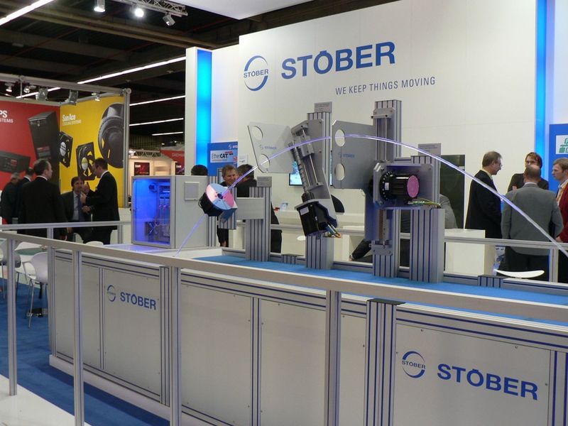 Wasserspiele verschönerten ebenfalls einen Stand. (Archiv: Vogel Business Media)