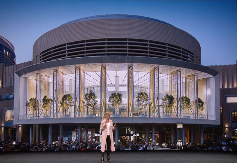 Auf dem Gelände des Steve Jobs Theater gibt es auch einen neuen riesigen Apple Retail Store. (www.apple.com)