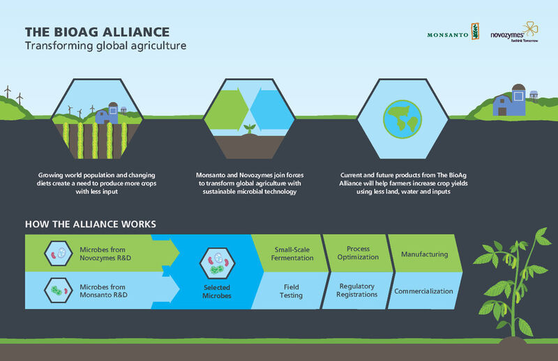 How the Bioag Alliance works (Picture: monsanto/Novozymes)