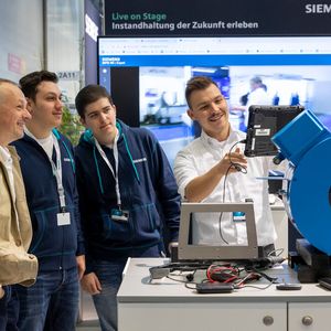 Instandhaltung zum Erleben war auf der IN.Stand in Stuttgart genauso gefragt ...(Bild:  Landesmesse Stuttgart)