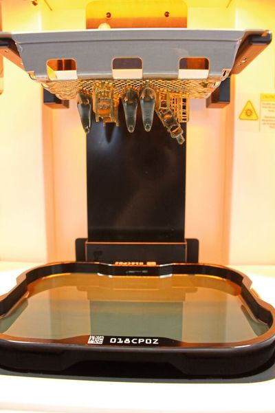 Die Figure 4 von 3D Systems bei abgeschlossenem Baujob. (Bild: © Simone Käfer)