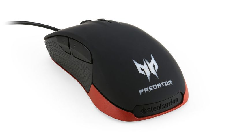 Acer verkauft jetzt auch spezielles Predator-Zubehör. Dazu zählen eine Gaming-Maus von Steelseries... (Bild: Acer)