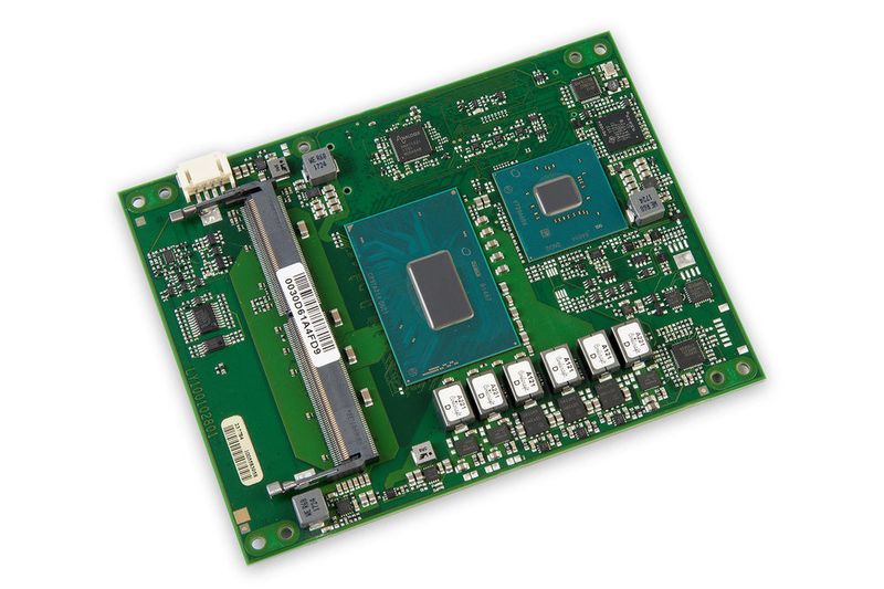 COM-Express-Modul MSC C6B-CFLH von AMD Integrated: Geeignet für Intels neue Coffee-Lake-CPUs Core i7-8850H (6 Kerne, max. Turbo: 4,3 GHz), Core i5-8400H (4 Kerne, max. Turbo: 4,2 GHz) und Intels Xeon E-2176M (6 Kerne, max. Turbo: 4,4 GHz). (Avnet Integrated)