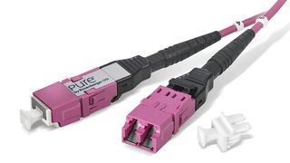 Das LWL-Cabling-System Preconnect Pure ermöglicht laut Hersteller Rosenberger OSI längere Channels im Rechenzentrum. (Bild: Rosenberger OSI)