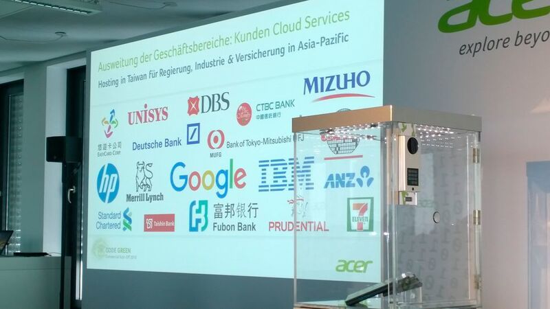 Eines der größten Rechenzentren in Asien soll das von Acer in Taipeh sein. Es wird von einem illustren Kundenkreis für Cloud-Angebote genutzt. (Bild: Vogel IT)
