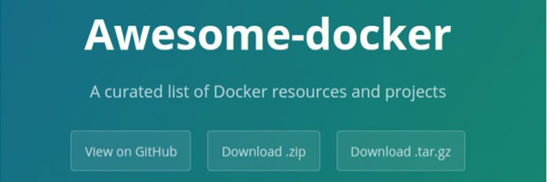 Awesome Docker ist ein ernstgemeinter Versuch, Ressourcen rund um Docker sinnvoll zu kanalisieren. Awesome Docker ist ein ernstgemeinter Versuch, Ressourcen rund um Docker sinnvoll zu kanalisieren.