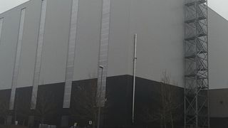 Hochregallageransicht: Baubeginn bei Soenen war im Herbst 2012, in Betrieb ging das HRL im Dezember 2013. (Bild: Hörmann Logistik)