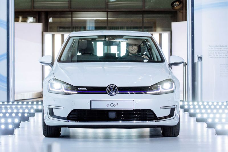 Der neue E-Golf wird künftig unter anderem in Dresden gebaut. (Volkswagen)