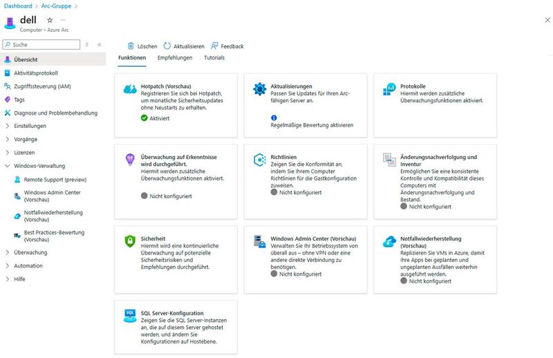 Microsoft stellt immer mehr Funktionen über Azure Arc bereit, die Admins auch im lokalen Rechenzentrum direkt aus Azure nutzen können. (Bild: Joos - Microsoft)