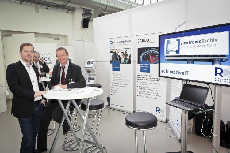 RC Mid-market Solutions stellte die Software Carlo in den Fokus ihrer Präsentation. (Foto: Bausewein)