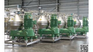 Generalüberholte Separatoren aus dem Centrimax-Bestand – bereit für ihren nächsten Einsatz für ein neues Produkt oder in einer neuen Branche. (Bild: Winkelhorst Trenntechnik )