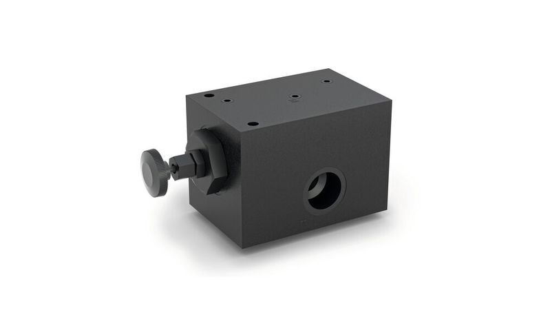 Das Angebot der robusten Mobile-Classic Serie von Weber-Hydraulik wird durch Druckbegrenzungsventile (Bild) und Wegeventil-Baureihen komplettiert.