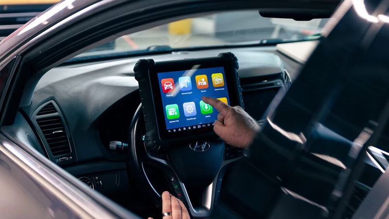  Die neuen Tablets bieten Werkstätten ein cloudbasiertes Report-Management und erweiterte Prüffunktionen.(Bild:  Herth+Buss)