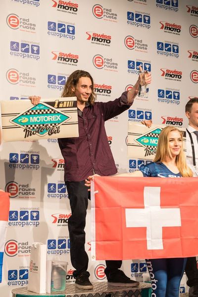 Der 20-jährige Claudio Rossi aus der Schweiz holte sich den Sieg in der Kategorie Motorradtechnik. (MCH Messe Schweiz (Zuerich) AG)