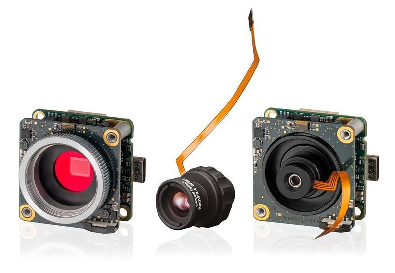Die uEye LE USB 3.1 Gen 1 AF Boardlevel Kameras gibt es mit S-Mount und CS-/C-Mount. Kompatibel mit Hard- und Software sind alle Objektive, die auf einer Varioptic Flüssiglinse basieren. (IDS)