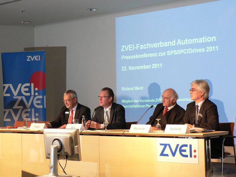 Bei der ZVEI Pressekonferenz war gab es ebenfalls positives zu berichten. Die Branche liegt dem Niveau von 2008. (Archiv: Vogel Business Media)