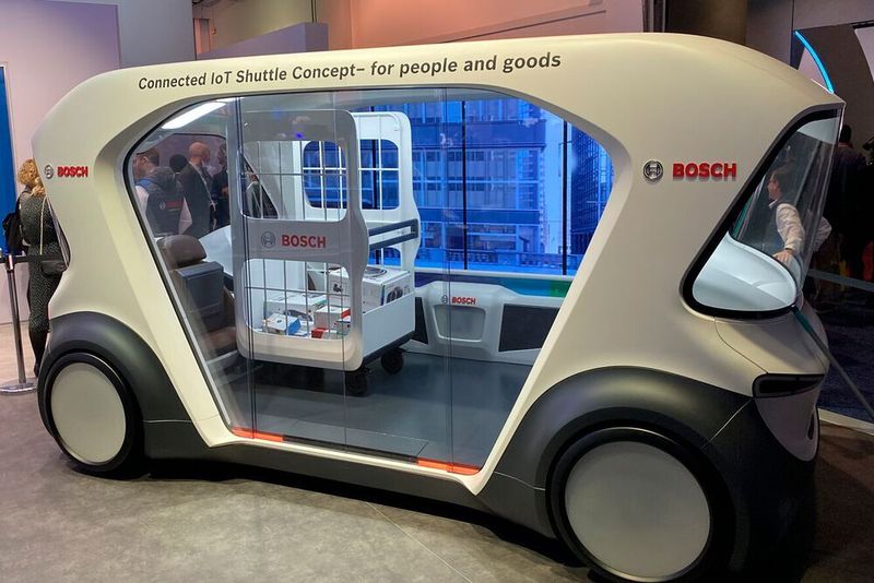 Bosch-Konzept für den autonom agierenden Shuttle-Transport. (press-inform)