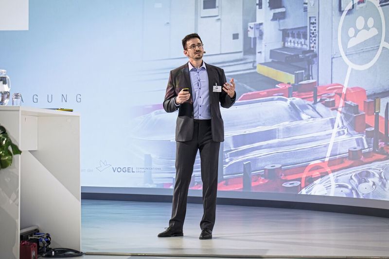 Impressionen der 4. Fachtagung „Mehr Effizienz im Presswerk“ am 15. Juni 2023 in Würzburg. (Bild: VCG/Stefan Bausewein)