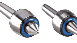 Mit den neuen mitlaufenden Zentrierspitzen von Röhm holen sich Dreh- und Schleifspezialisten langlebige und jetzt auch noch hochpräzise Zerspanungshelfer ins Haus. Links sieht man die Variante HP Pro und rechts ist es die HVLP Pro. Lesen Sie hier mehr zu den Neuheiten ... (Bild: Röhm)
