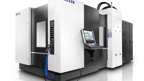 Heller will show the HF 5500 5-axis, horizontal-spindle mill-turn centre at AMB 2026. (Source: Heller)